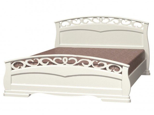 Кровать Грация 1 Античный белый