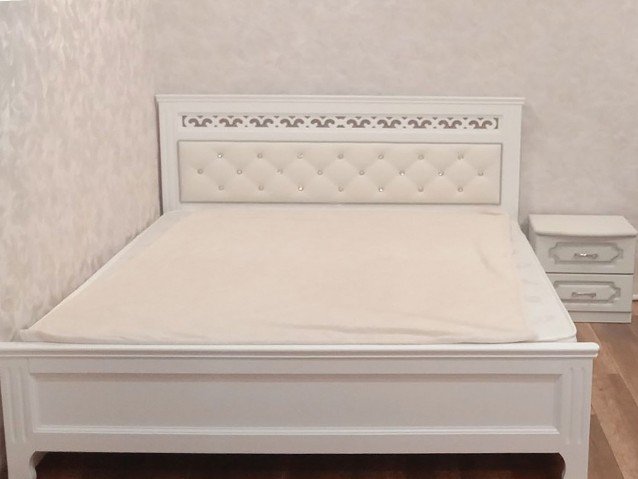 Кровать Грация Античный белый с ящиками