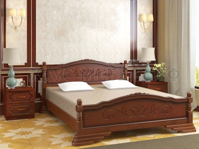 Кровать Карина 3 Орех